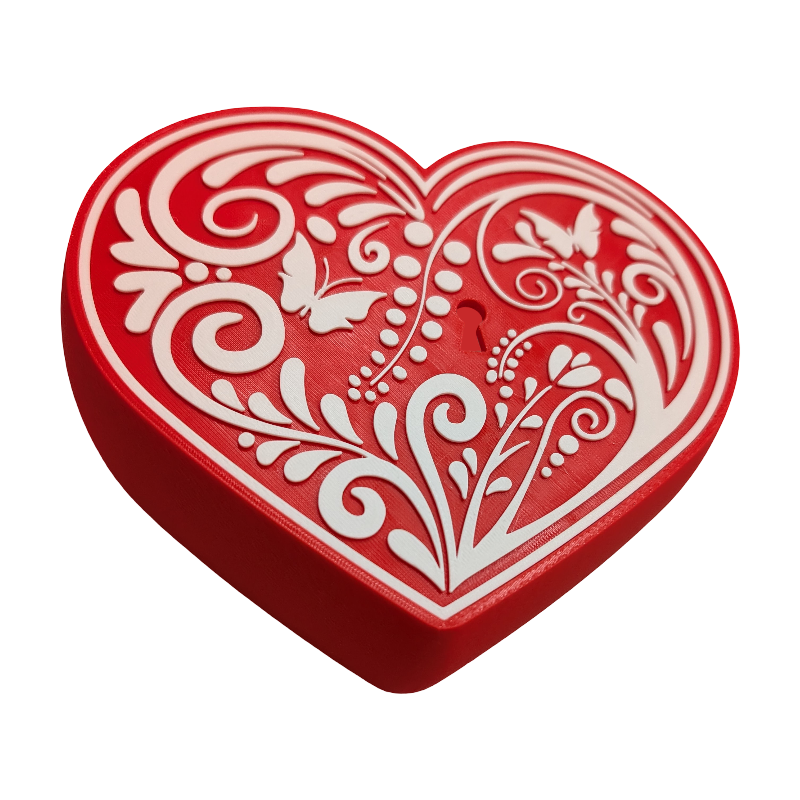 Secret Heart Box - Handcrafted Wood Product