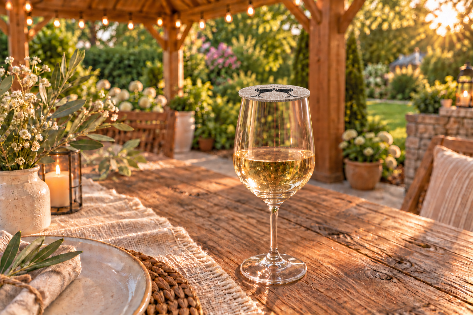 Sip Shields — Reusable Wine Glass Covers, Set of 4 Production