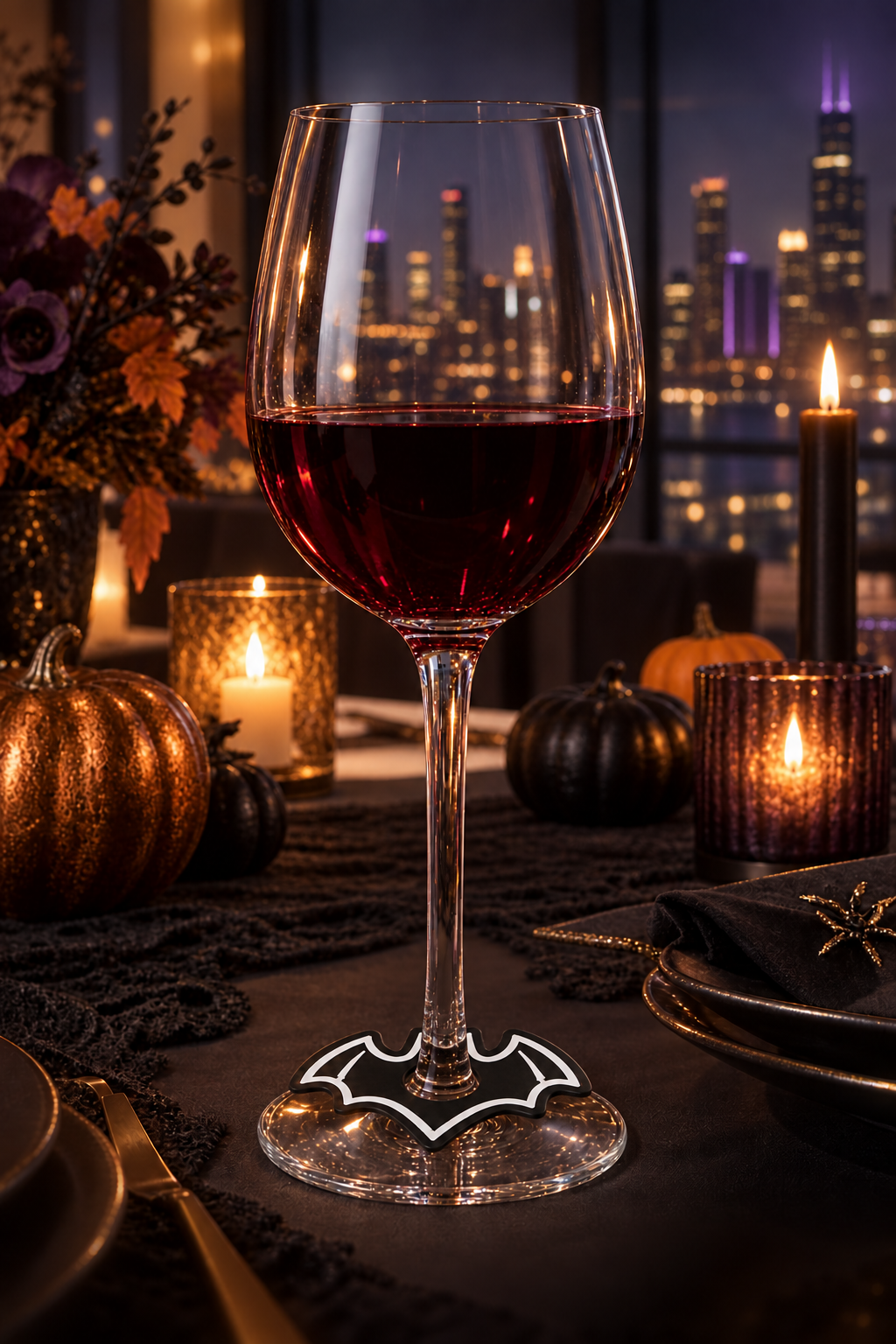 Halloween Wine Glass Markers — Set of 6