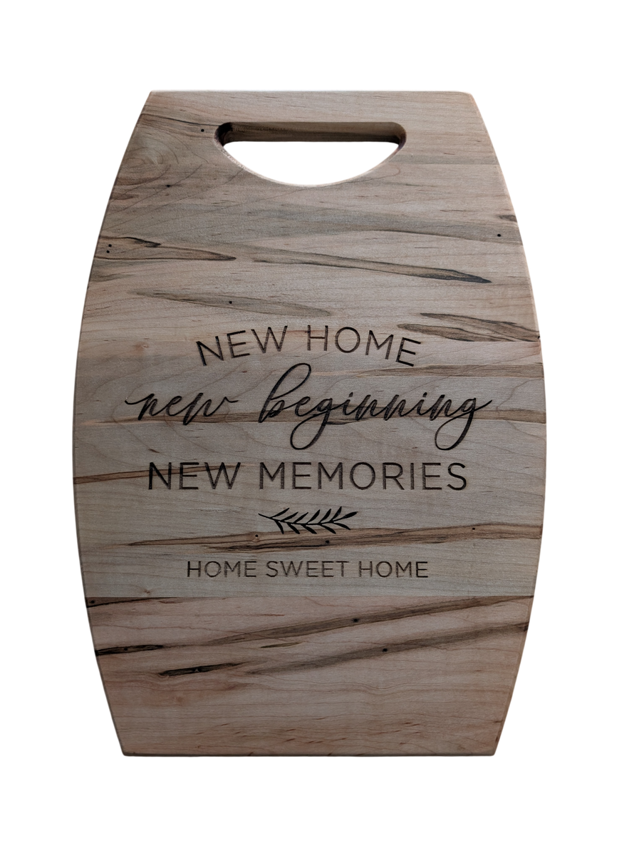 Barrel-Cut Serving Board - Personalized Custom Gift