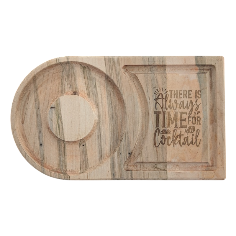 Wormy Maple Salt Rimmer - Personalized Custom Gift