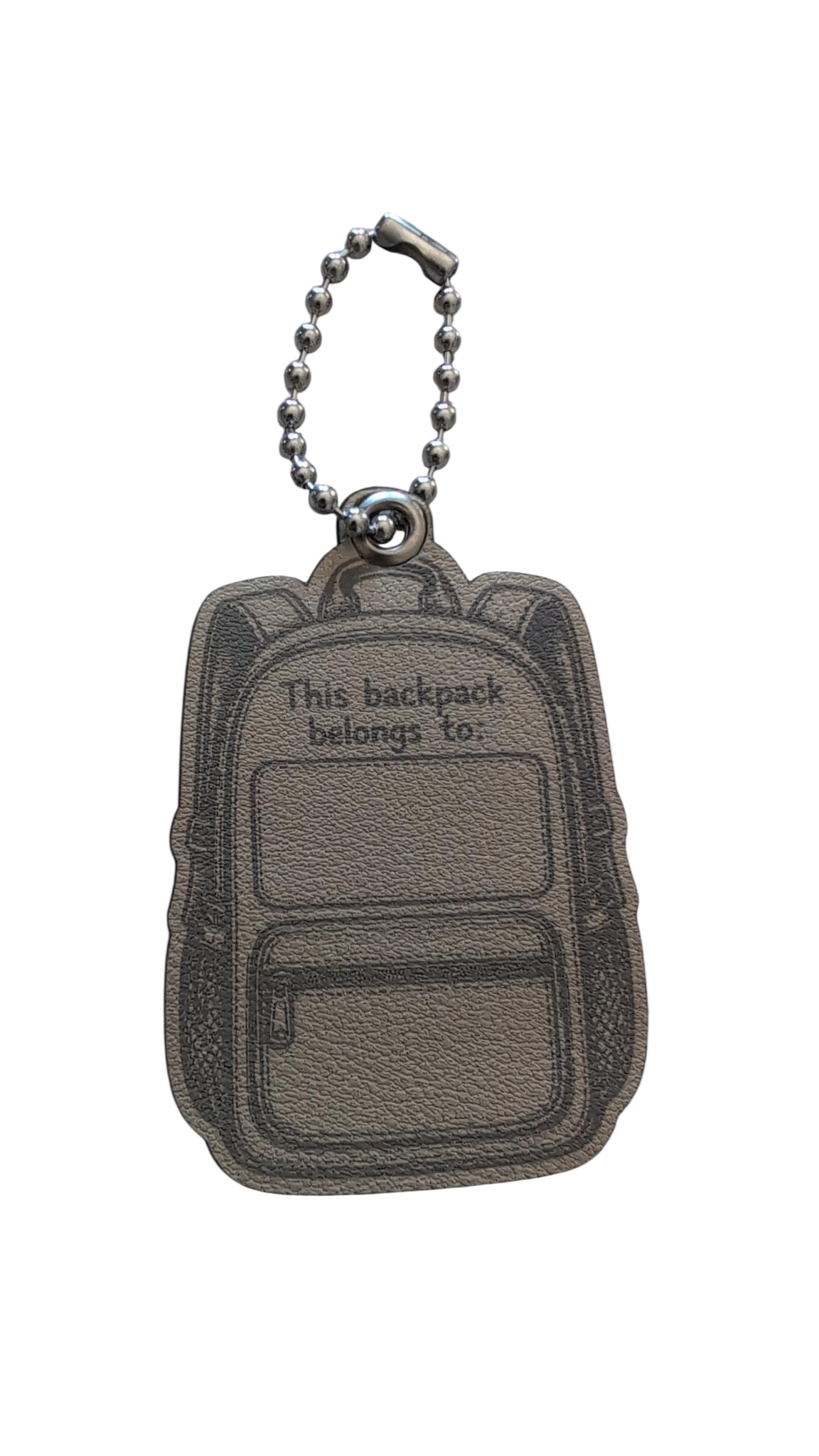 Personalized PU Leather Backpack Tag