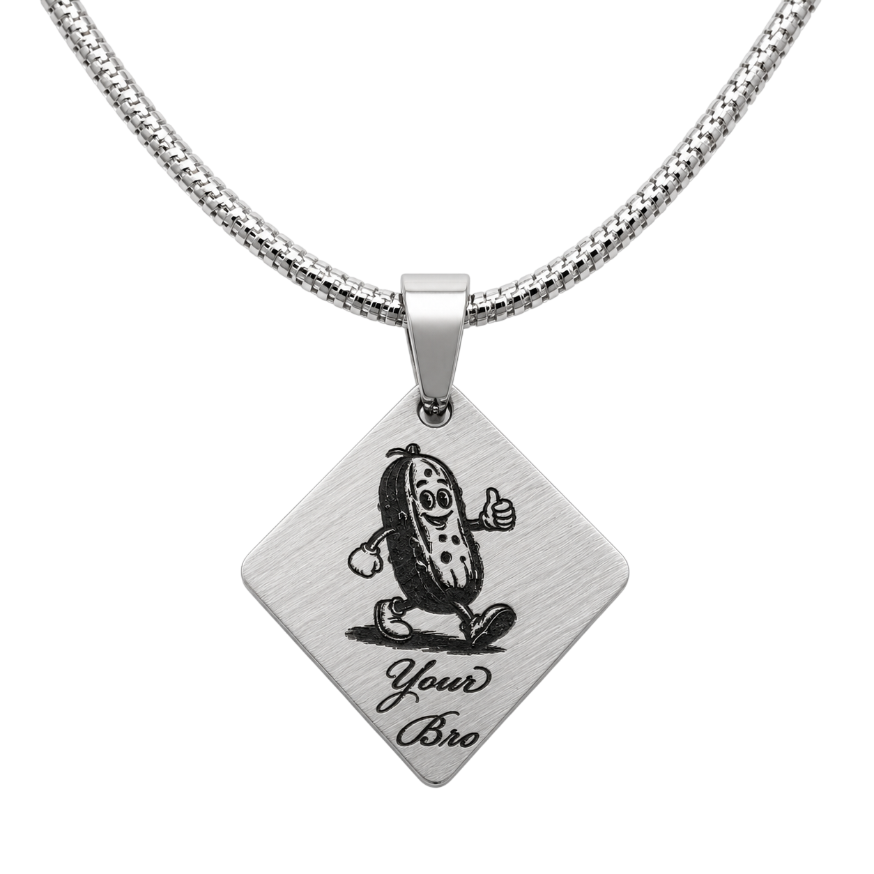 Personalized Stainless Steel Anniversary Pendant Production