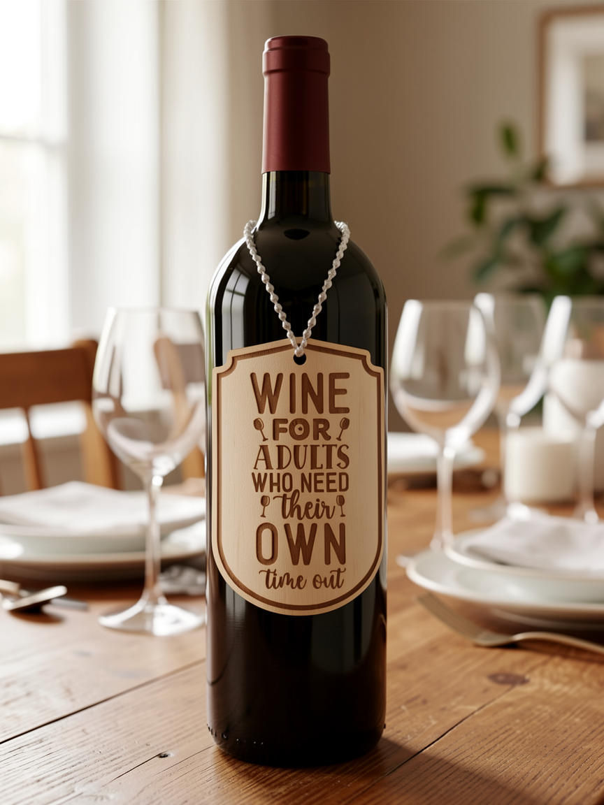 Wine Bottle Tags Production